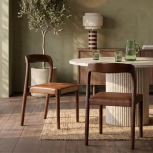 SINTERIOR <b>VINTAGE</b> MADELEINE STACKABLE WOODEN DINING <b>CHAIR</b> - Product Image 1