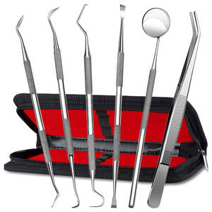 Kit de Composite Dental, Instrumentos Manuales de Acero Inoxidable para Rellenos de Composite, Empuñadura Ergonómica, Herramientas Dentales Restauradoras Clase I - Product Image 1