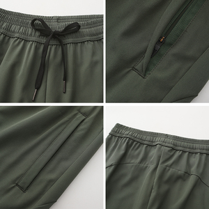 Shorts de course pour hommes de qualité supérieure en gros – Respirants, avec cordon de serrage, en tissu Spandex/Polyester, avec poches, pour le sport et le fitness - Product Image 4