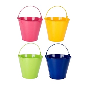 Xô Thép Mạ Kẽm Xô Nhiều Màu Xô Đá Kim Loại Mạ Kẽm Chậu & Chậu Trồng Vườn Cây Nhân Tạo - Product Image 1