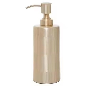 Stylish Modern Metal Soap <b>Dispenser</b> <b>Bottle</b> With Refillable <b>Pump</b> Liquid Soap Holder Bathroom Decor Accessory - Product Image 6