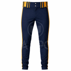 Top Seller Baseball Team Uniform Pants Premium <b>Athletic</b> Baseball Bottoms Moisture Wicking Sports Apparel Supplier - Product Image 3
