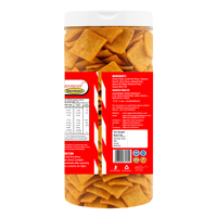 Chips Crujientes de Guisantes Verdes Salados, Snack Vegetal Namkeen, Sin Gluten, Cuadrados, para Venta al por Menor y al por Mayor