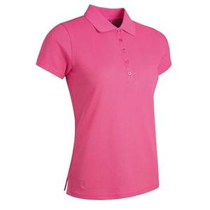 Polo de golf para mujer, manga corta, algodón, transpirable, cuello liso, diseño de logotipo personalizado - Product Image 1