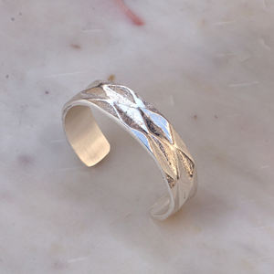 Hammered Brass <b>Cuff</b> Bracelet • Wide Gold Statement Bangle • Handmade Artisan <b>Jewelry</b> • Boho Minimalist Adjustable <b>Arm</b> <b>Cuff</b> - Product Image 2