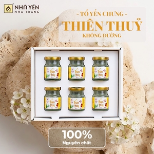 Nuova Formula e Gusto Personalizzati Thien <span class=keywords><strong>Thuy</strong></span> Stewed Birds Nest - Pandan senza zucchero (Barattolo di vetro) 6 barattoli x 70 ml - Product Image 6