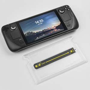 Protecteur d'écran en verre trempé transparent 2.5D pour <span class=keywords><strong>Valve</strong></span>, protection d'écran de pont de vapeur avec application facile, vente en gros d'usine - Product Image 1