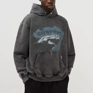 Sudadera con Capucha Personalizada, Sudadera de Algodón Cómoda para Uso Diario, Ropa Urbana para Hombre, Producción al por Mayor, MOQ Bajo - Product Image 6