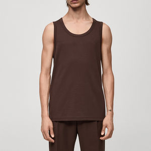 Camiseta de Gimnasio Personalizada para Hombre, Tejida, Talla Grande, 100% Algodón, Producción al por Mayor OEM - Product Image 1