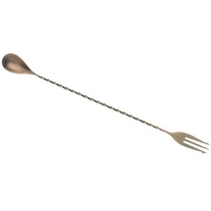 Cuillère à cocktail fiable en acier inoxydable, outil de mélange de boissons à long manche, accessoire agitateur de bar pour l'hôtellerie professionnelle - Product Image 5
