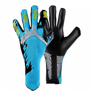 ถุงมือผู้รักษาประตูฟุตบอลขายส่งจากโรงงาน ถุงมือโกลฟุตบอลแบบหนาพิเศษสำหรับมืออาชีพ - Product Image 1