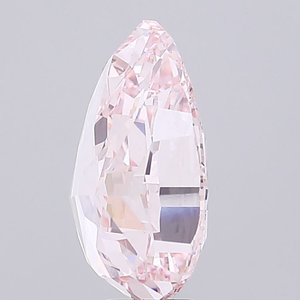 Pierre précieuse durable, diamant de laboratoire rose intense fantaisie taille poire de 1,00 carat, polissage excellent, clarté VVS2, certifié IGI - Product Image 4