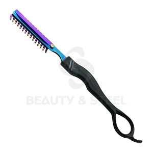 Gemini Said Professional Stainless Steel Durable Single Blade Men Hair Styling <b>Razor</b> Multicolor Texturizing Tool Ergonomic - Product Image 3