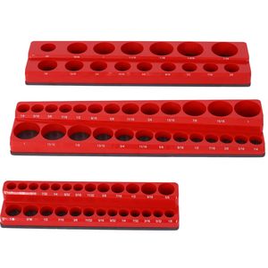 Organizzatori Magnetici per Bussole SAE a 3 Pezzi, Neri, Porta Bussole B, Essenziali per l'Organizzazione delle Cassette degli Attrezzi e un Spazio di Lavoro Efficiente - Product Image 2