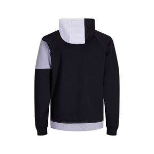Sweat-shirt à capuche gris pour homme, coupe classique, 100% coton molletonné, pull décontracté avec poche avant, coupe-vent d'hiver, écologique - Product Image 1