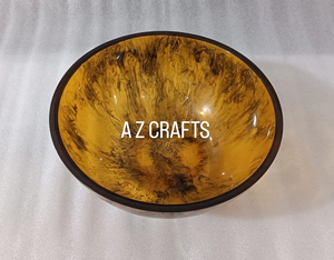 Elegant Lightweight <b>Hand</b> Shaped Epoxy Resin Bowl with Marble Effect Decorative Bowl for Modern Home Office and Hotel Decoration - Product Image 3