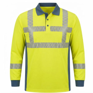 Chemises Polo Professionnelles pour Hommes, Manches Longues, Col Classique, Uniformes de Travail, Chemises Confortables pour le Personnel et les Services d'Entreprise - Product Image 1