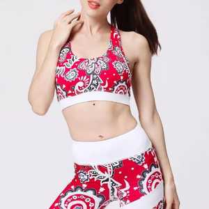 Conjunto de yoga al por mayor, diseño por sublimación, crea tu propio conjunto de yoga para mujer, ropa deportiva para gimnasio, conjunto de yoga para mujer de nuevo estilo, conjunto de yoga para mujer en venta - Product Image 6