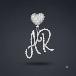Trendy Iced Rose Gold 925 Silver Lab Grown Diamond Personalized <b>Name</b> <b>Necklace</b> Heart Clasp Hip Hop Pendant Charms Gift Girlfriend - Product Image 2