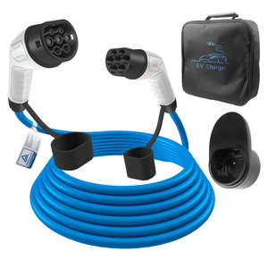 Cable de Carga para Vehículos Eléctricos Tipo 2, 7m, Clasificación IP66, Portátil, Cargador de CA para Hogar, Nuevo, con Logotipo Personalizado, Estándar Europeo CE - Product Image 1