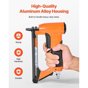 20 Gauge Pneumatic <b>Staple</b> Gun Air Upholstery Stapler 50 Series Fine Wire <b>Staples</b> 1/2\" Crown 1/4\" 5/8\" Length Max 110PCS L - Product Image 5