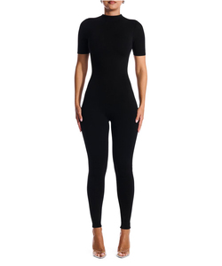 Mono de Yoga Casual de Alta Calidad para Mujer, Ropa de Fiesta para Primavera, Color Personalizado, Manga Abullonada, Spandex, Poliéster, Cómodo - Product Image 1