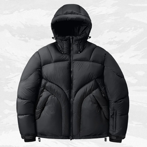 Veste matelassée streetwear pour homme, légère, isolante, durable, avec logo sur le devant, pour l'extérieur, hiver - Product Image 4