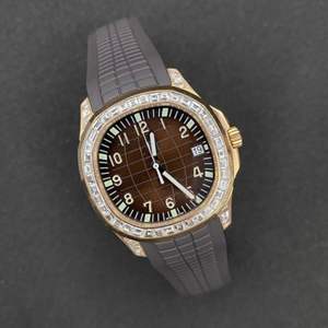 Montre tendance sertie de diamants de laboratoire incolores pour hommes, qualité supérieure, prix de gros - Product Image 6