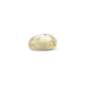 Loose 3 Carat Oval Cut Yellow Sapphire Gemstone for Fine Jewelry - Product Image 3