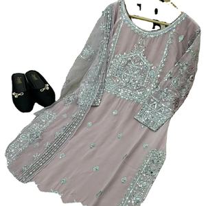 2023ชุดเดรสสำหรับสนามหญ้าสีตัดกันทรงเอไลน์ปักลายแบรนด์ดังสำหรับผู้หญิงชุดลำลองแบบดั้งเดิมที่ซักได้เป็นมิตรต่อสิ่งแวดล้อม - Product Image 3