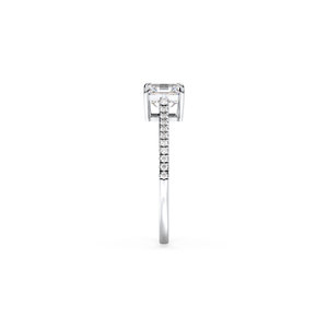 แหวนเพชรเดี่ยว REYES ทำมือจากทองคำแท้ 14K เพชร HPHT CVD ผลิตในห้องปฏิบัติการ สำหรับสุภาพสตรี เครื่องประดับหรูหรา - Product Image 3
