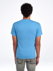 เสื้อยืดเจอร์ซีส์ ดรี-พาวเวอร์ 29MR 5.4 ออนซ์ สำหรับทุกเพศ ระบายอากาศได้ดี ซับเหงื่อ พิมพ์ลาย ร้านขายส่ง เสื้อยืดคอกลมแขนสั้นสีน้ำเงินสำหรับผู้ชาย - Product Image 2