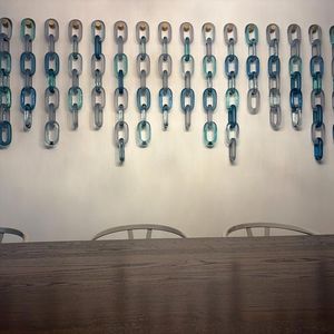 <b>Oversized</b> Resin Craft Colorful Transparent Chain Link <b>Wall</b> Accent Decorative Hanging Modern Handmade Luxury Birthday Wedding - Product Image 4