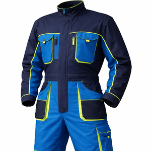Custom Safety Workwear Cotton Coverall Construction Uniform Heavy Duty Industrial Clothing with Multi Pocket Design Breathable - Product Image 2