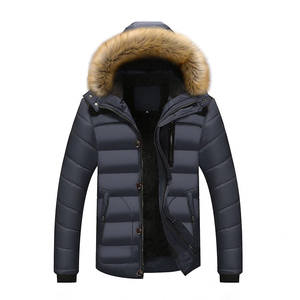 Nouveauté 2024 : Manteaux d'hiver pour hommes, parkas décontractés, vestes épaisses à capuche en polaire, manteaux chauds, vêtements pour hommes - Product Image 2