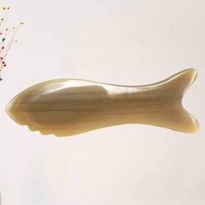 Placa de raspado Gua Sha Cuerno de búfalo Masajeador de acupresión física para la cara Cuero cabelludo Espalda Piernas Brazos Cuello Hombro - Product Image 5