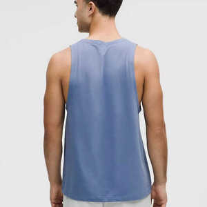 เสื้อกล้ามออกกำลังกายผู้ชายแบบสปอร์ต ฮอกอาย สีน้ำเงิน คอกลม แขนกุด ผ้าถัก ยืดหยุ่น ระบายอากาศได้ดี รับผลิตตามสั่งพร้อมสกรีนโลโก้ - Product Image 5