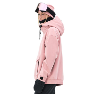 Veste de ski pour femmes, imperméable 5000 mm, coupe-vent, isolée, respirante, avec capuche, vêtements de sport d'hiver, personnalisable OEM - Product Image 5