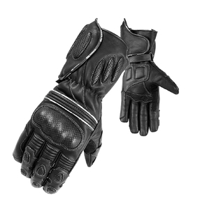 Promoción: Nuevos Guantes de Motocicleta Elegantes de Cuero Vacuno, Guantes Largos para Motocross y Turismo, Alta Calidad para Hombre - Product Image 5