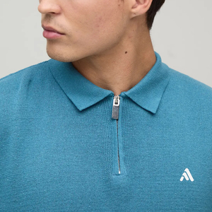 Camisetas Casuales OEM para Hombre, 100% Algodón, Transpirables, de Manga Corta, con Cuello y Patrón Sólido - Product Image 3
