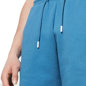 Men's Casual Mid Waist Quick Dry Lightweight 100% Cotton Fleece <b>Shorts</b> Solid Color Breathable Eco-Friendly Digital Drawstring - Product Image 6