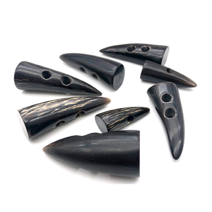 Boutons décoratifs en corne, artisanat intemporel, imperméables, faits à la main, taille personnalisée, décoration de meubles vintage, respectueux de l'environnement - Product Image 2