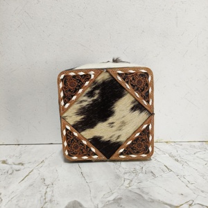 New Handmade Western Stylish Genuine Leather Jewelry Boxes Cute Travel Waterproof Autumn Large Capacity Storage - Product Image 4