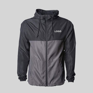 Ensemble de survêtements de sport pour femmes 2026 en gros, coupe-vent deux pièces avec fermeture éclair, logo imprimé et brodé, doublure en maille unie - Product Image 4