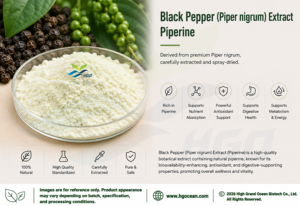 Hgo สารสกัดจากพริกไทยดำธรรมชาติบริสุทธิ์ (ไพเพอร์ nigrum) (เกรดอาหาร) 40% ไพเพอรีน (สารสกัดมาตรฐาน) - Product Image 2