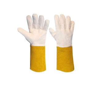 Gants de sécurité pour la construction et le bâtiment, en cuir grainé résistant à l'huile, flexibles, lisses, résistants à la chaleur, 11 oz, 33-45 cm, haute qualité - Product Image 6