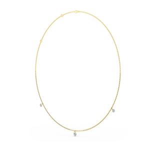 สร้อยคอเพชรทรงกลมเจียระไนสวยงาม ขนาด 18 นิ้ว - Product Image 5