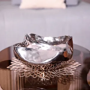 Tazón Decorativo de Cerámica Ecológico Contemporáneo, Centro de Mesa Hecho a Mano de Primera Calidad para Sala de Estar, Seguro para el Contacto con Alimentos, Zahid Exports - Product Image 4