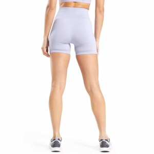 Shorts Deportivos de Cintura Alta para Mujer, Tejidos, Transpirables, con Cintura Elástica, 100% Algodón, Estilo Urbano - Product Image 5