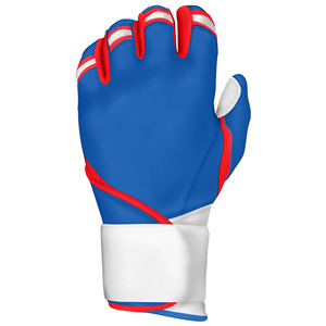 Gants de frappe de baseball en cuir Cabretta de qualité supérieure, couleurs personnalisées, pour droitier/gaucher, entraînement, XXL XL, fermeture auto-agrippante, manchette longue et étendue - Product Image 4